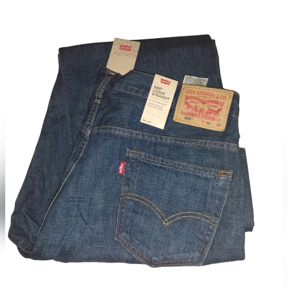 - Levi's 569 loose straight 36x32 New with Tags! - Picture 4 of 5